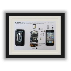 iPhone 3GS Framed Wall Art: Nostalgic Tribute